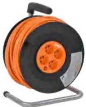 Hecht 738 - CABLE REEL WITH 4 SOCKETS - 1