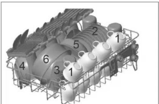 Hanseatic WQP8-7710D - Upper dish rack - 1
