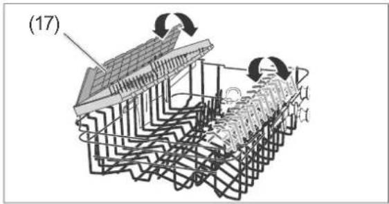 Hanseatic WQP8-7710D - Upper dish rack - 2