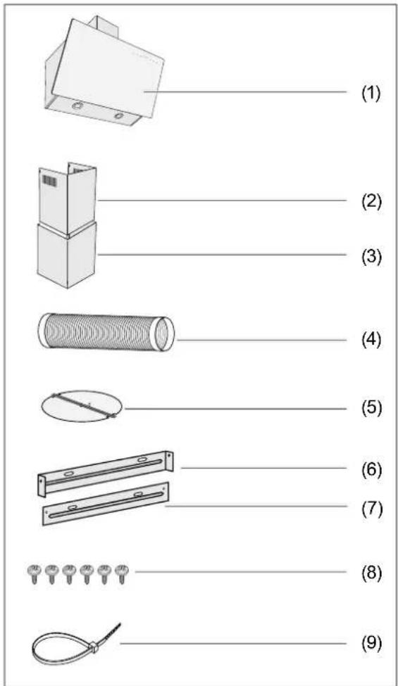 Hanseatic SY-103E6-E33-C55-L52-900 - Parts list - 1