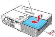 TOSHIBA TLP-WX200 - Lamp replacement (Continued) - 6