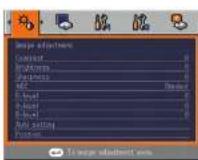 TOSHIBA TLP-WX200 - ■ Setup using the Setting display - 10