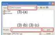 TOSHIBA TLP-WX200 - ■ Creating a screen capture and converting it into a JPEG file - 2