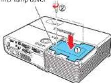 TOSHIBA TLP-WX200 - Lamp replacement (Continued) - 5