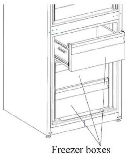 Kernau KFRC 18262 NF E B - Removing The freezer box; - 1