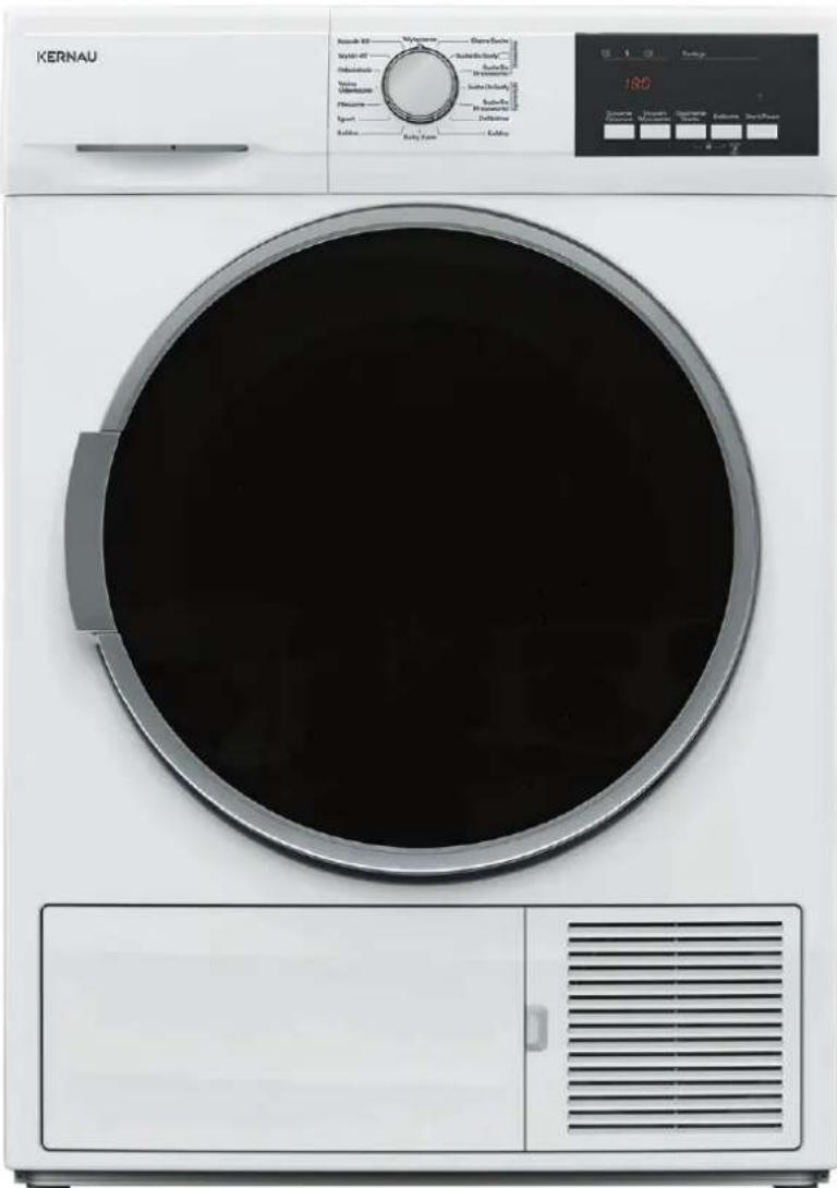 Kernau KFD 801 W - SUŠIČKA PRÁDLA NÁVOD K POUŽITÍ - 1