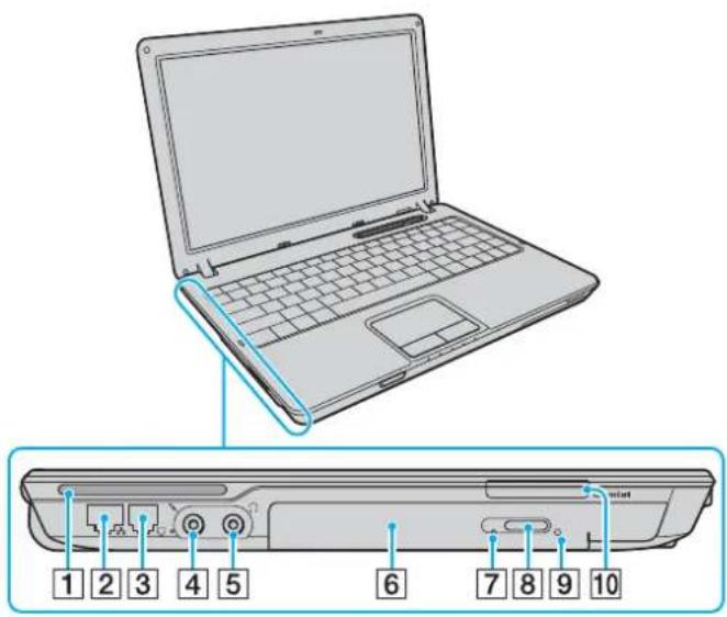 SONY Vaio VGN-C1S - Pohled zprava - 2