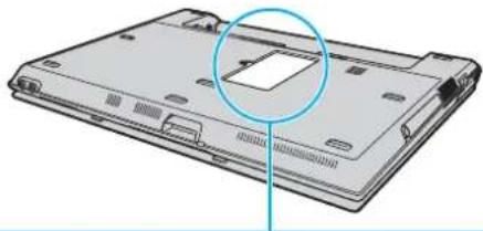 SONY Vaio VGN-G11XN - Vyjmutí a instalace pamět'ového modulu - 2