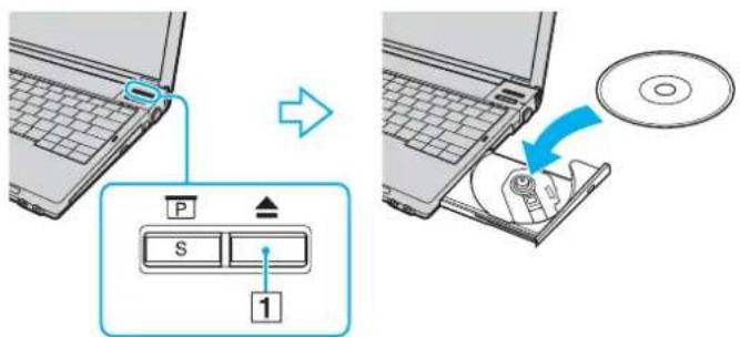 SONY Vaio VGN-G11XN - Používání optické jednotky - 2