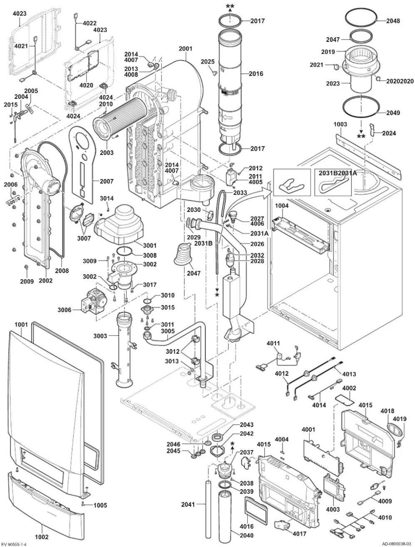 Remeha Quinta Pro 55 - Parts - 4