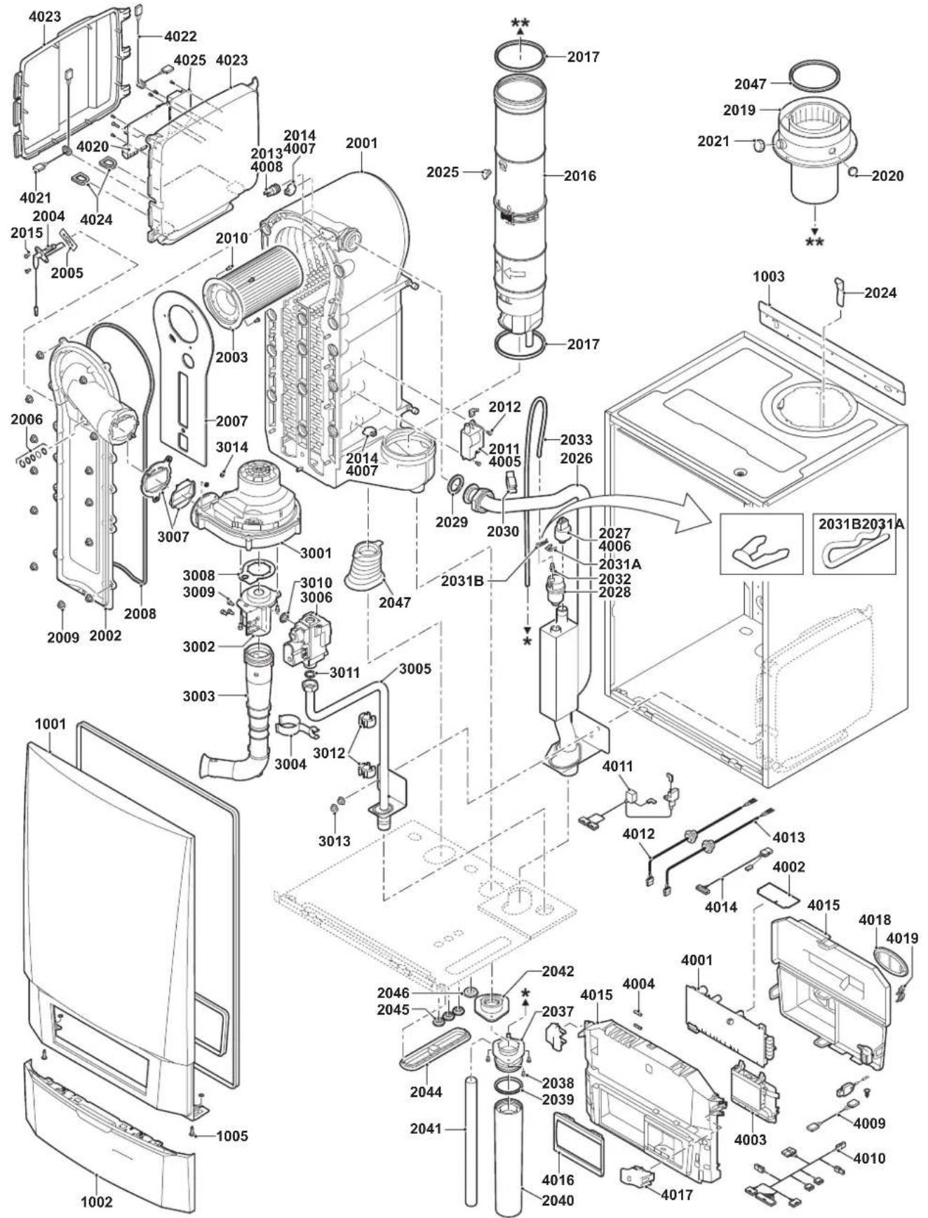 Remeha Quinta Pro 55 - Parts - 2