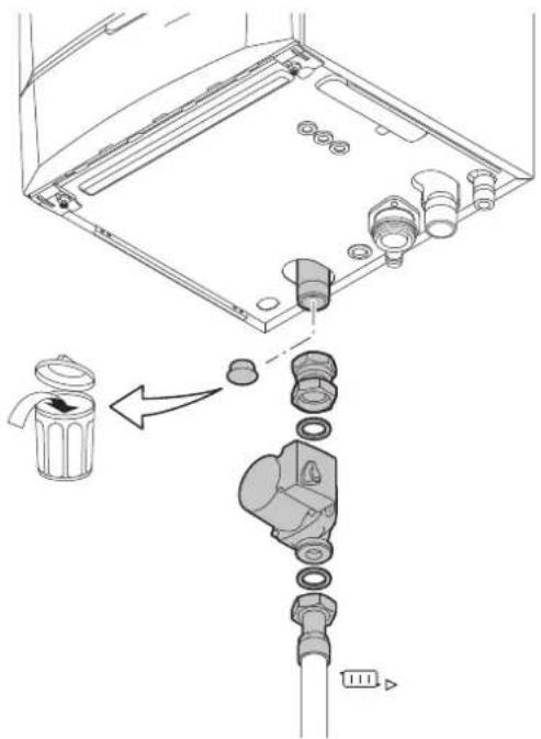 Remeha Quinta Pro 55 - Connecting the heating circuit - 2