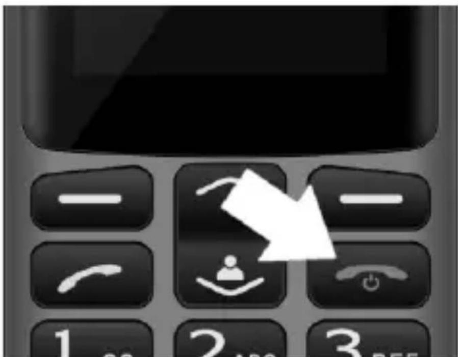 Aligator A700 - Zapnutie a vypnutie telefónu - 1