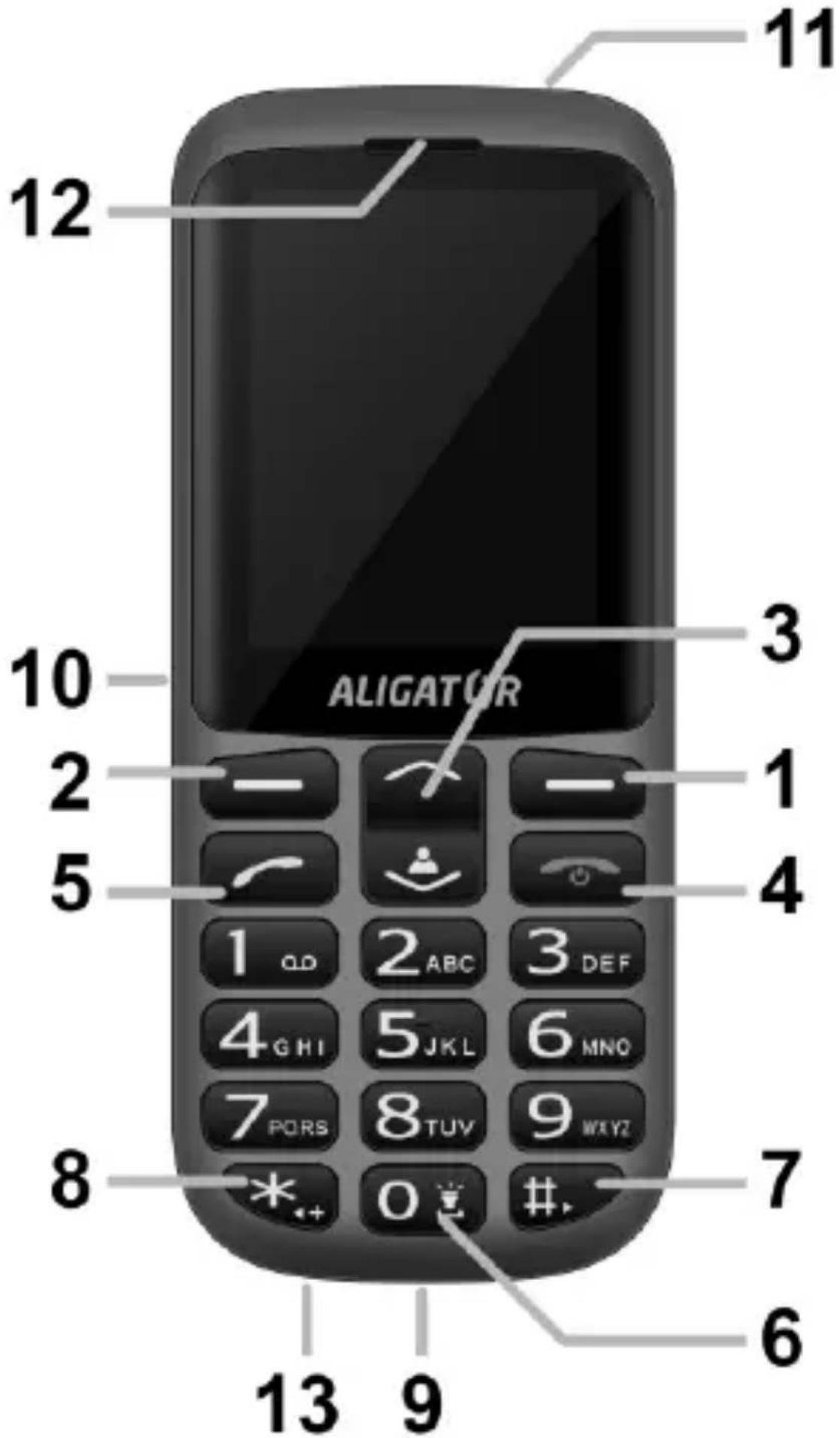 Aligator A700 - Zámok klávesnice - 1