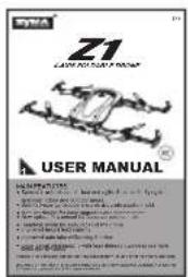 Syma Z1 - Items included: - 2