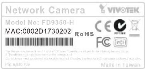 Vivotek FD9380-H (3.6MM) - Software Installation - 3