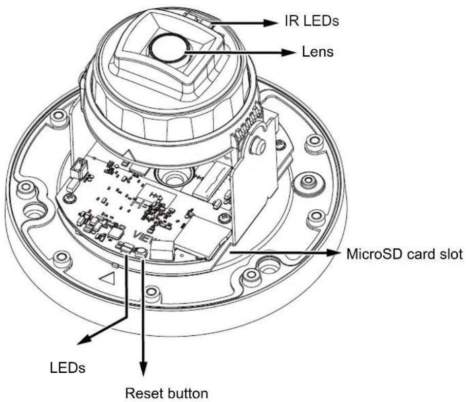 Vivotek FD9380-H (3.6MM) - Physical Description - 2