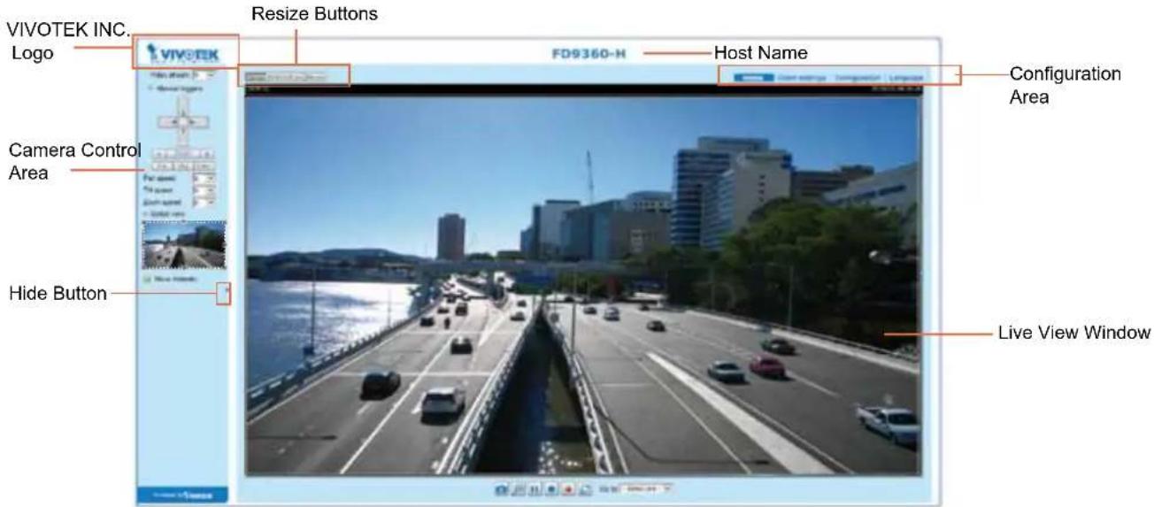 Vivotek FD9380-H (3.6MM) - Main Page - 1