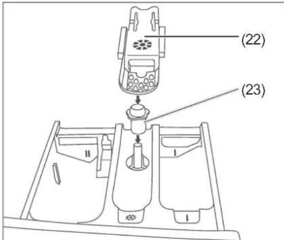 Hanseatic HWM 614 A3 IT - Cleaning the dispensing drawer - 4