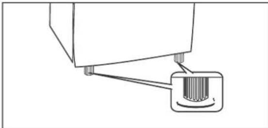 Hanseatic HGS8555A3I - Gefrierschrank ausrichten - 1