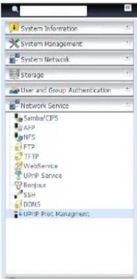 Thecus N12000PRO - UPnP Configuration - 5