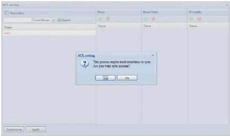 Thecus N12000PRO - Folder and sub-folders Access Control List (ACL) - 1