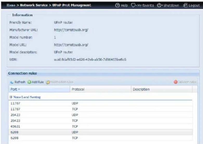 Thecus N12000PRO - UPnP Configuration - 6