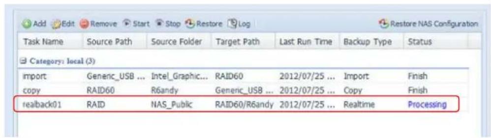 Thecus N12000PRO - Data Guard (Local Backup) - 23