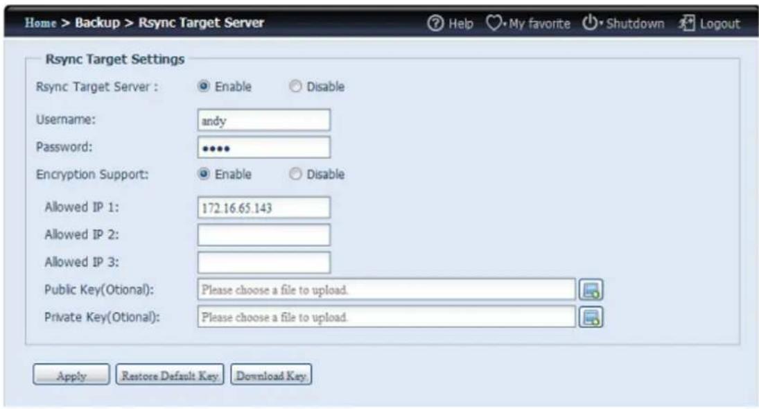 Thecus N12000PRO - Step 1 - Enabling Rsync on your target (backup) NAS - 1
