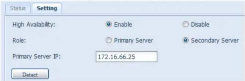 Thecus N12000PRO - Setting up the Secondary unit for HA. The secondary unit for our example is PMS (172.16.66.24): - 2