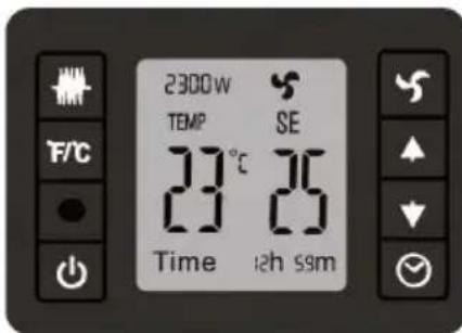 2300W TEMP SE 2310℃ 25 Time 12h 55m