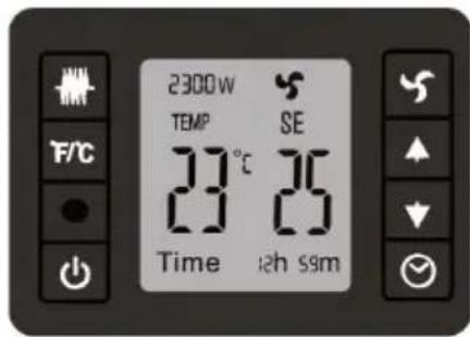 2300w TEMP SE 17.5°C 26 Time 12h ssm