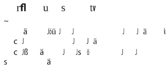 rfl u s tv ~ ä Jöü J J J J ä k c J J J ä c Jβ ä J Js ö J J s ä