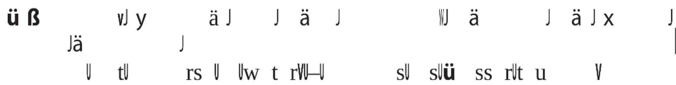 ü β vJ y ä J J ä J WJ ä J ä J x J Jä J U tU rs U Uw t rWU-U sU sUü ss rUt u V