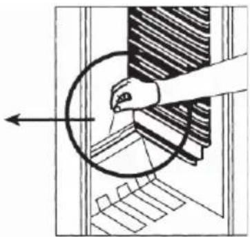 ECG ERD 21444 WA++ - Defrosting the refrigerator - 2