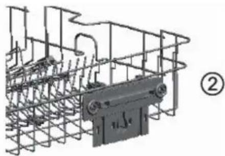 ECG EDB 6007 QXA++ - A felső kosár beállítása - 2