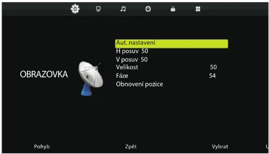 ECG 32 H04T2S2 - Nabídka Obrazovka - 1