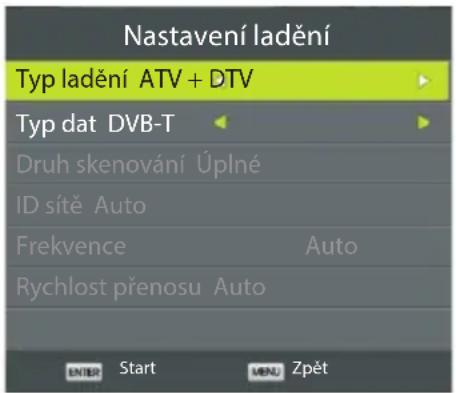 ECG 32 H04T2S2 - Výběr způsobu automatického ladění - 1