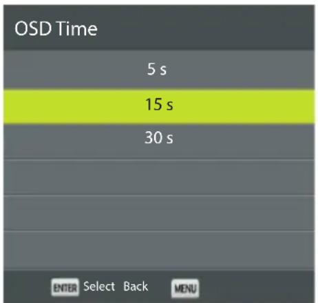ECG 32 H04T2S2 - OSD display time - 1
