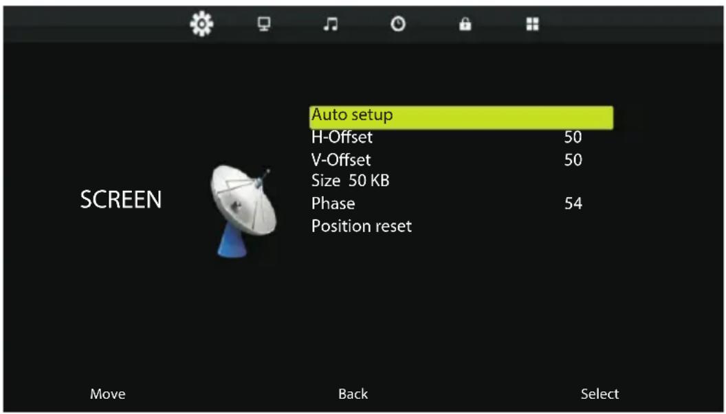 ECG 32 H04T2S2 - Screen menu - 1