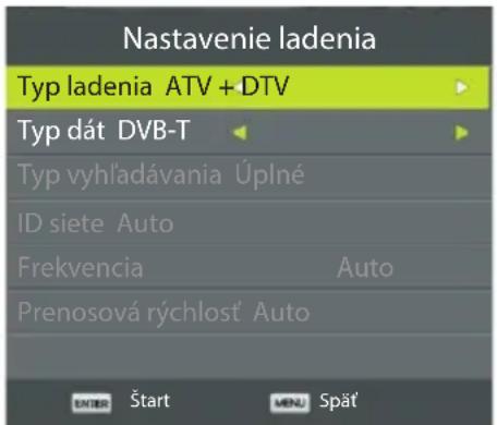 ECG 32 H04T2S2 - Výber spôsobu automatického ladenia - 1