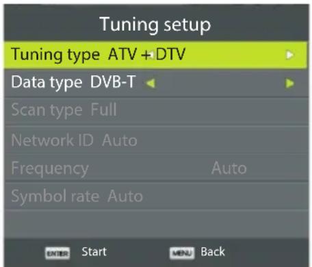 ECG 32 H04T2S2 - Select the method of automatic tuning - 1