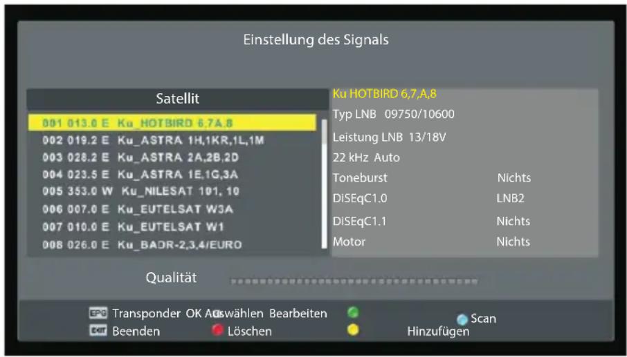 ECG 32 H02T2S2 - Einstellung des Satelliten - 1
