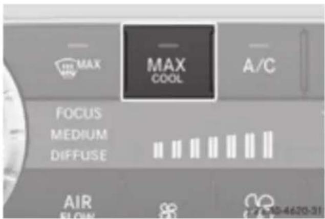 Mercedes-Benz GL 450 (2015) - MAX COOL maximum cooling - 1