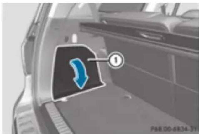 Mercedes-Benz GL 450 (2015) - Low-beam headlamps (halogen head-lamps) - 3