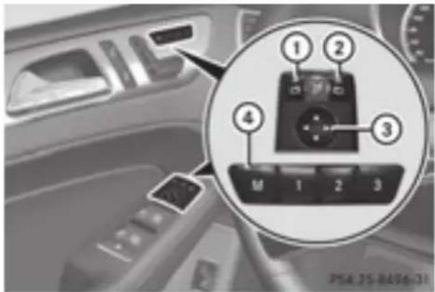 Mercedes-Benz GL 450 (2015) - Using reverse gear - 1