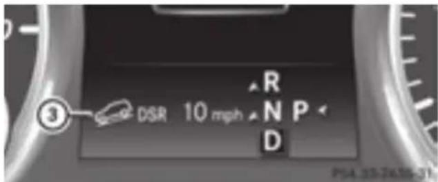 Mercedes-Benz GL 450 (2015) - Deactivating DSR - 2