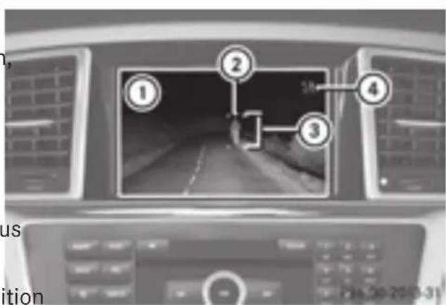 Mercedes-Benz GL 450 (2015) - Pedestrian recognition - 1