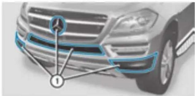 Mercedes-Benz GL 450 (2015) - Cleaning the sensors - 1