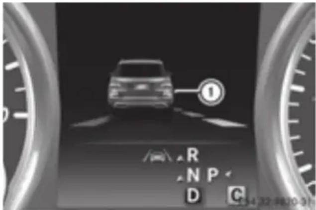 Mercedes-Benz GL 450 (2015) - WARNING - 1